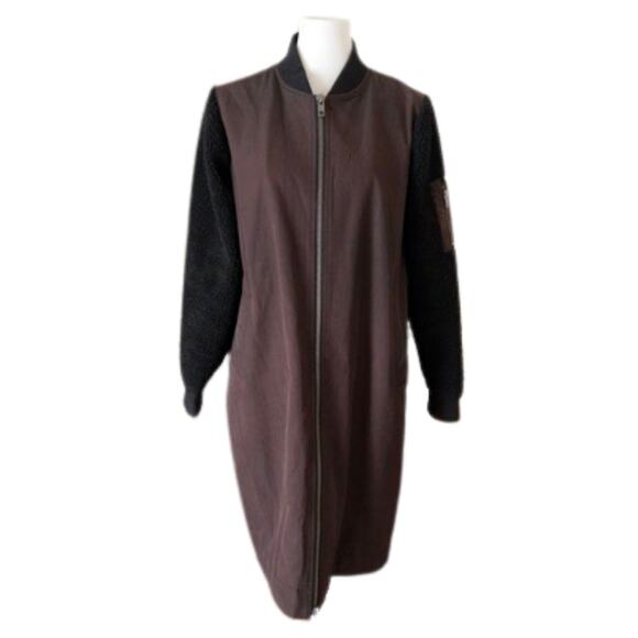 Native Youth Oversized Longline Bomber Style Coat - Size Small - Picture 1 of 6